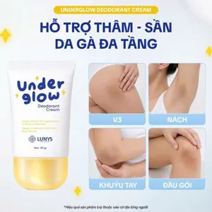 LUNYS Kem Hỗ Trợ Giảm Thâm Làm Trắng Vùng Da Dưới Cánh Tay, V3, Khuỷu Tay UNDER GLOW 30G-DƯỠNG trắng sáng