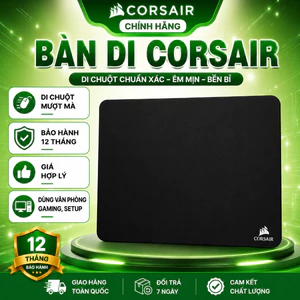 Bàn Di Chuột Corsair Size Lớn 40x45cm Dày 4mm – Tấm Lót Chuột Gaming Bo Viền Chống Trượt,Cho Game Và Văn Phòng