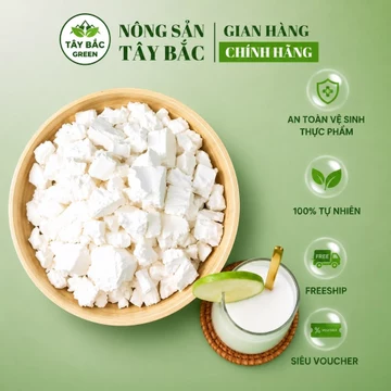 Tinh bột sắn dây ta nguyên chất 100%, bột sắn dây hữu cơ chế biến thủ công giúp thanh nhiệt giải độc giải rượu, giảm cân