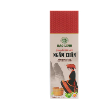 Dung Dịch Ngâm Chân Bảo Linh 70ml Thảo Dược Giảm Mùi Hôi Chân Thư Giãn Bàn Chân Làm Ấm Chân Chính Hãng