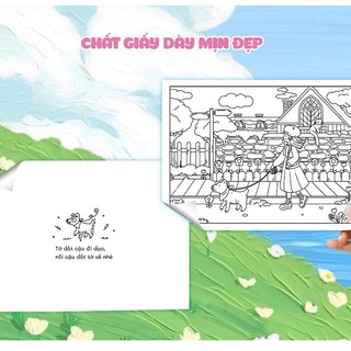 Sách Tô Màu Góc Nhỏ Có Nắng 30 Chủ Đề Phong Phú , Tô Màu Chữa Lành Thư Giãn