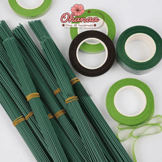 Kẽm cành làm hoa handmade, hoa kẽm nhung, kẽm loại 1 dài 30-40cm chắc chắn, dễ uốn