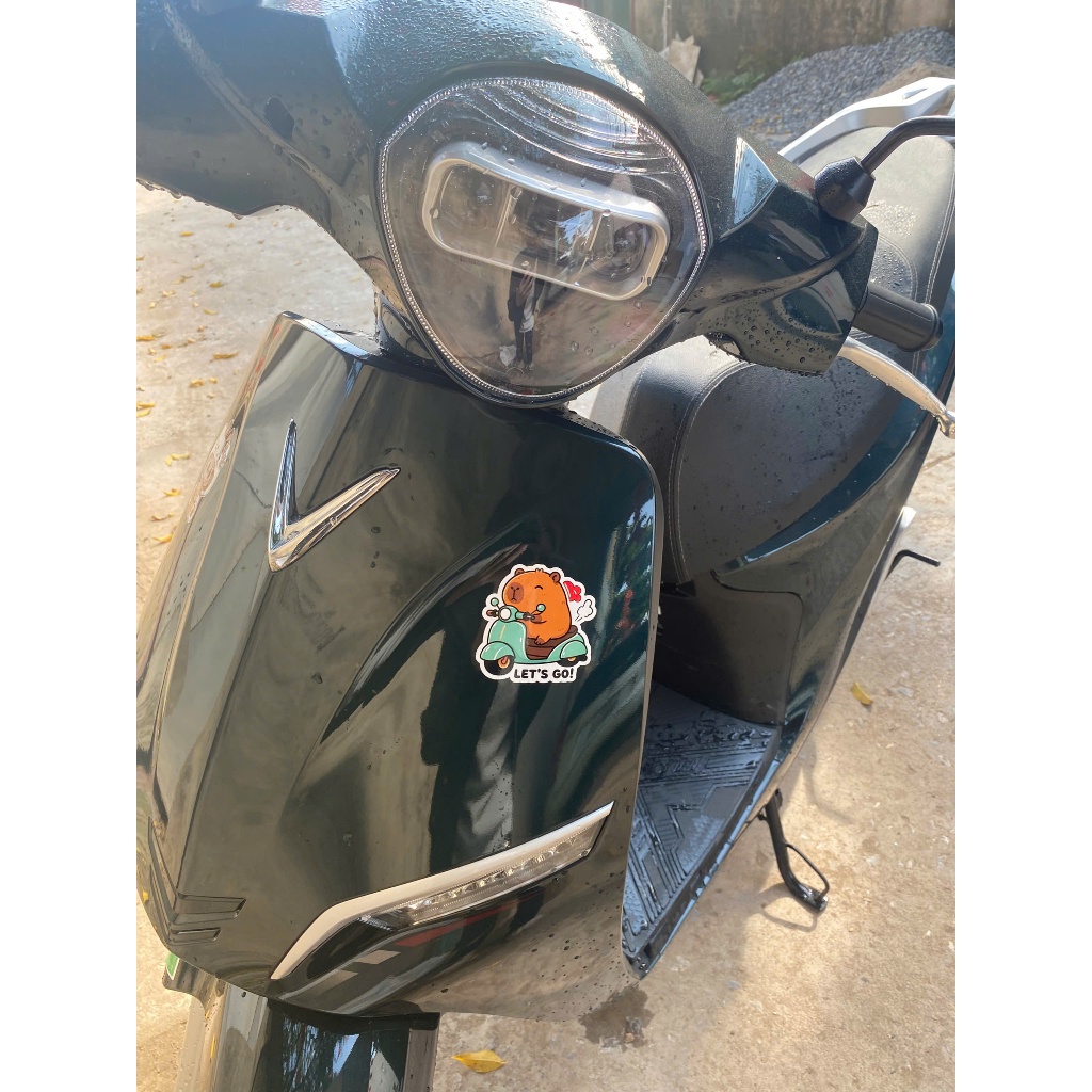 Sticker Capybara Dễ Thương Chống Nước – Decal Dán Laptop, Bình Nước, Vali, Xe Máy, Ô Tô