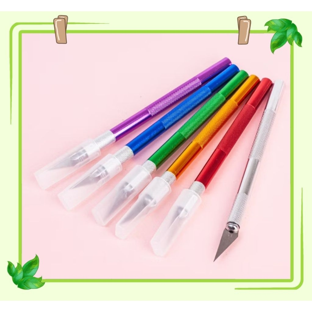 🌿Dao Rọc Giấy Khắc, Tỉa ,Mô Hình, Cắt Giấy Chính Xác ,tiện lợi🫟(được chọn màu)