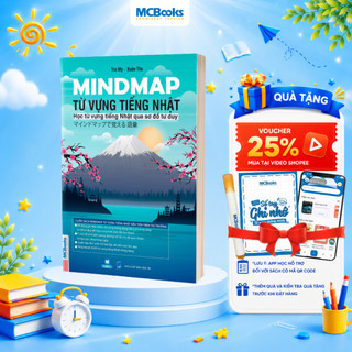 Sách - Mindmap Từ vựng tiếng Nhật - Học từ vựng tiếng Nhật qua sơ đồ tư duy