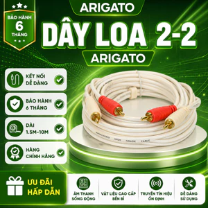 Dây Loa 2 Ra 2 ARIGATO Chính Hãng Kết Nối Âm Thanh Ổn Định Giá Rẻ Cho Laptop Máy Tính Bàn