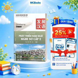 Sách - Giáo trình Phát triển Hán ngữ Nghe Sơ cấp 2