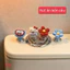 Nút nhấn bồn cầu mới sáng tạo và dễ thương của Kitty, dễ sử dụng, hỗ trợ vẽ móng nghệ thuật, chống thấm nước toàn