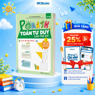Sách - POMath -Toán tư duy cho trẻ em tập 3 - MCBooks