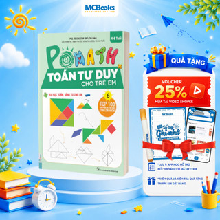 Sách - Pomath - Toán Tư Duy Cho Trẻ Em - Tập 6