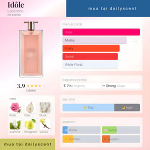 Nước hoa Idôle EDP 100ml LC| Nước hoa nữ| Nước hoa mùi ngọt| Nước hoa nữ sexy| Dailyscent