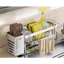 Kệ Để Bồn Rửa Bát Inox 304 - Giá Đựng Miếng Rửa Chén, Xà Phòng, Khăn Lau Tiện Lợi Chống Gỉ