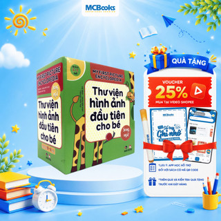 Sách Bộ Hộp Thư Viện Hình Ảnh Đầu Tiên Cho Bé Từ 0 6 Tuổi Song Ngữ Việt Anh - Đại Mai