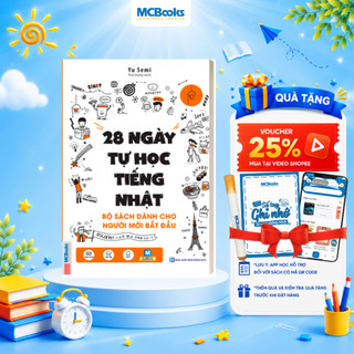 [LIFEMALL9915 - 12% đơn 99K] Sách - 28 Ngày Tự Học Tiếng Nhật Cho Người Mới Bắt Đầu