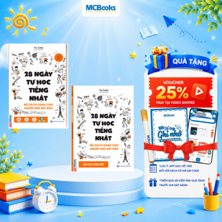 Sách - Combo 28 ngày tự học tiếng Nhật