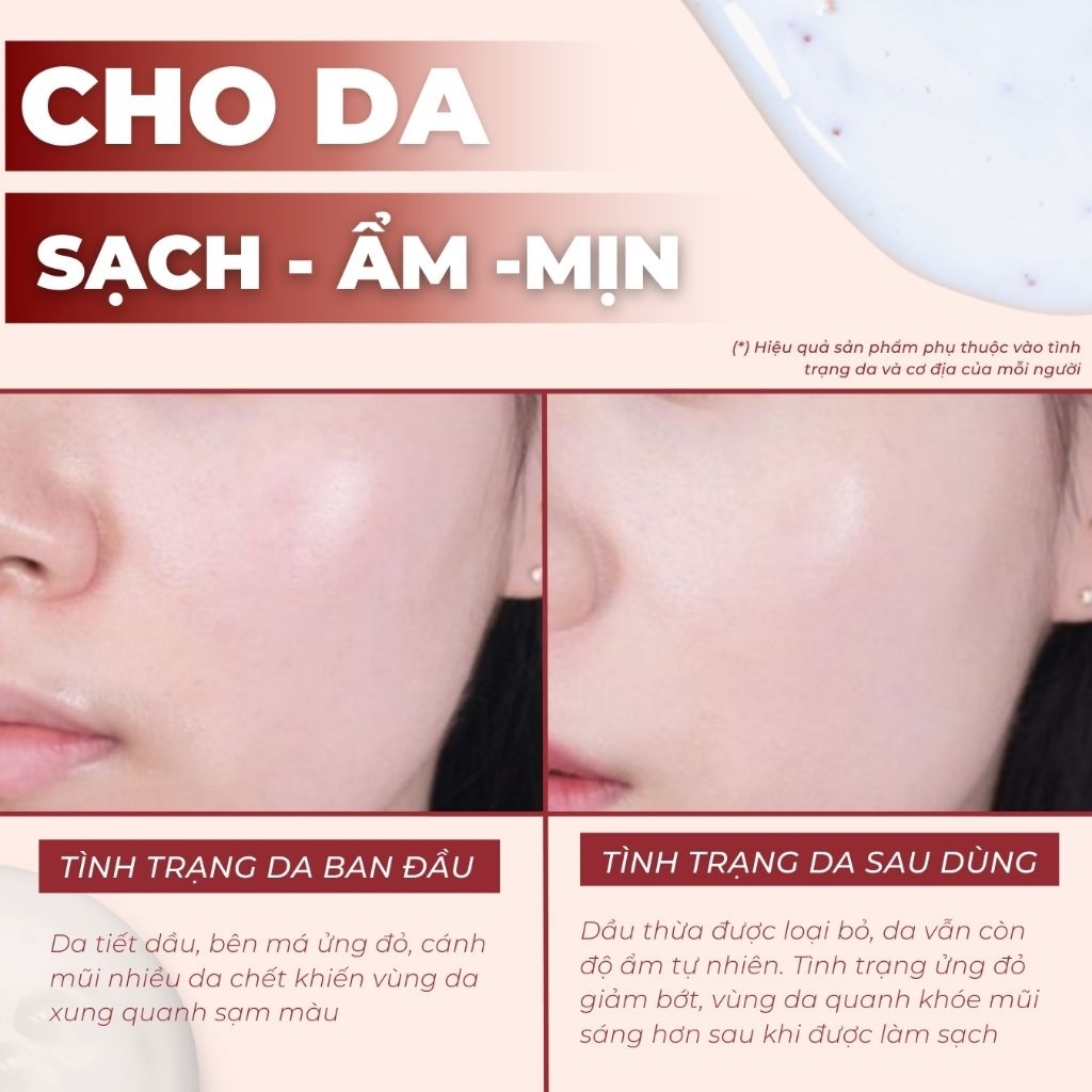 Sữa rửa mặt KOR Hàn Quốc 100ml–Lựu đỏ Jeju,dưỡng trắng sáng da,làm sạch sâu bụi mịn.Tặng bộ Kit 5 sp