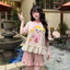 Set Bộ Đùi Cotton Giấy Quần Kaki Mềm Áo Phối Ren Cao Cấp Chuẩn QC Freesize Dưới M64 Dưới 60kg