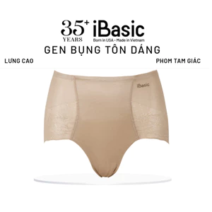 Quần gen bụng iBasic định hình lưng cao phom tam giác phối ren gom bụng tôn dáng P-GEN022