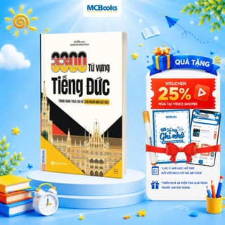 Sách - 3300 từ vựng tiếng Đức theo chủ đề dành cho người mới bắt đầu