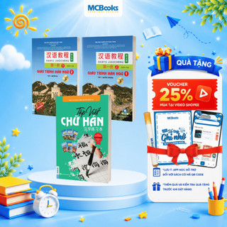 Sách - Combo Giáo Trình Hán Ngữ Tập 1 Phiên bản 3 Và Tập Viết Chữ Hán