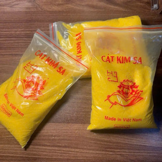Cát Kim Sa Bốc Bát Hương Phong Thuỷ-Cát Vàng Thạch Anh Thu Hút Tài Lộc,May Mắn-Cát Vàng 500g