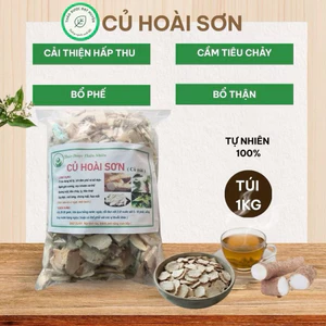 Hoài Sơn Khô 1kg Nguyên Chất | Dược Liệu Khô Chọn Lọc | Thảo Dược Đạt Huyền