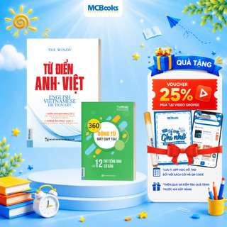 Sách - Combo Từ Điển Anh Anh Việt Và 360 Động Từ Bất Quy Tắc Và 12 Thì Cơ Bản Trong Tiếng Anh