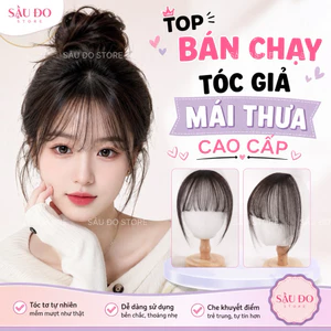 TÓC GIẢ MÁI THƯA ĐỦ MÀU CLIP THẬT HƯỚNG DẪN ĐỘI TÓC