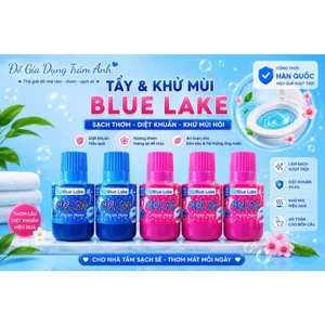Combo 5 Lọ Thả Bồn Cầu Blue Lake 180g Hương Hoa - Khử Mùi, Diệt Khuẩn