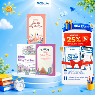Combo - Tự Học Tiếng Thái Lan Cho Người Mới Bắt Đầu - Phân Loại Lẻ/Combo