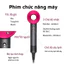 Máy Sấy Tóc Ion Âm Tốc Độ Cao, Sấy Nhanh Khô, Giảm Xơ Rối, Tặng Đầu Sấy Tạo Kiểu Và Giá Treo Máy Sấy