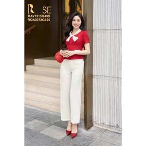 Áo công sở ROSE BLACK chất liệu Nữ hoàng Nhật cao cấp mềm mại ,co giãn, chuẩn phom-tôn dáng.