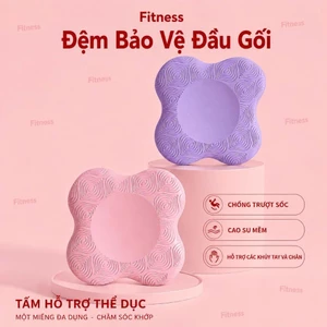Đệm Bảo Vệ Đầu Gối Fitness - Đệm Yoga Chống Trơn Trượt Bảo Vệ Khớp Hỗ Trợ Giảm Đau Chất Liệu Cao Su Mềm Cao Cấp