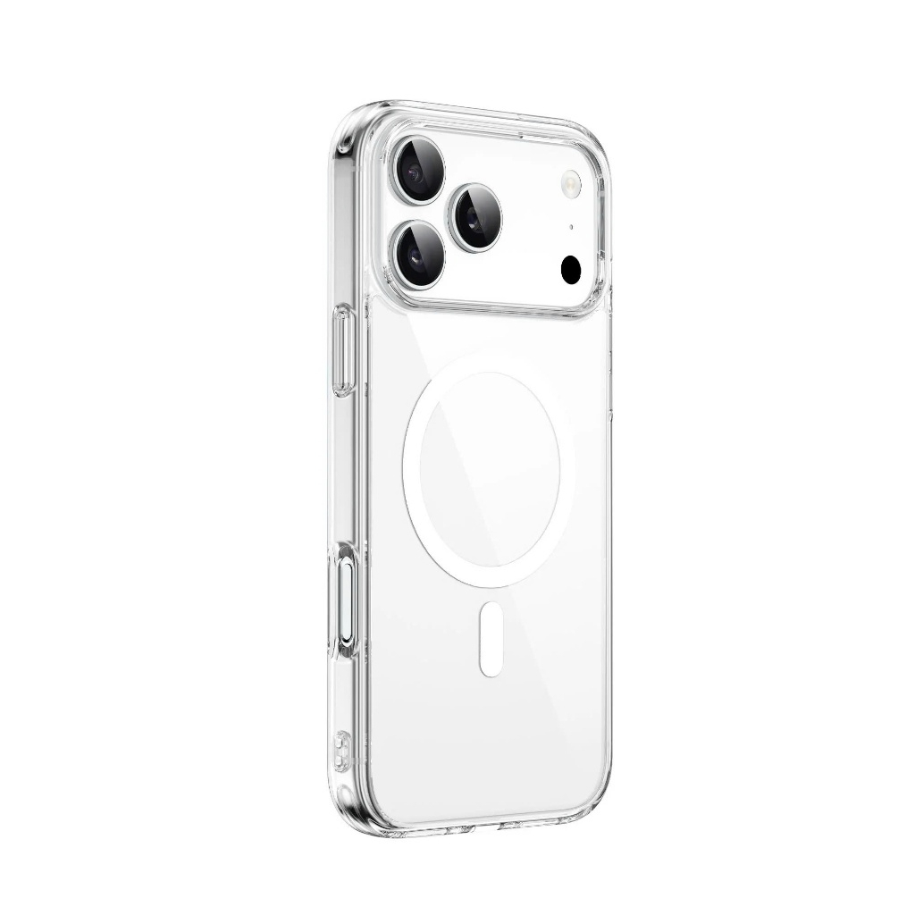 Ốp Trong hỗ trợ sạc không dây Wiwu Crystal iShield Pro Case cho IPhone 15 16 17Promax