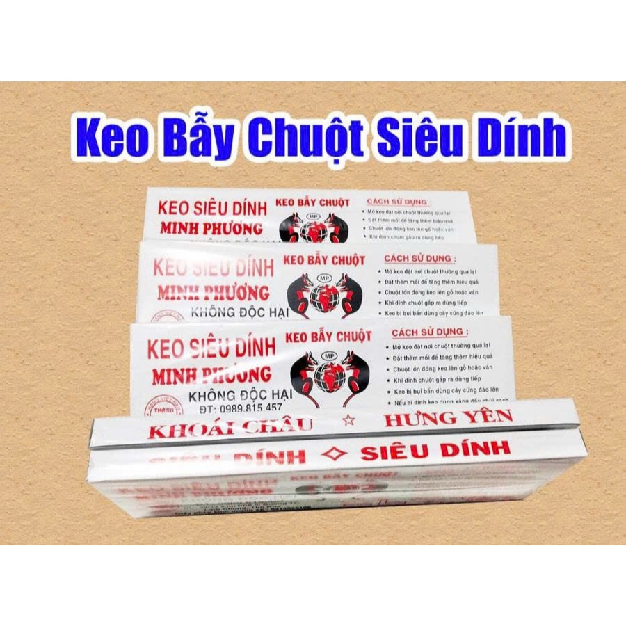 Keo dính chuột Hàng loại 1 nhiều keo, siêu dính siêu chắc Có Combo 3 ,6,9,12 chiêc