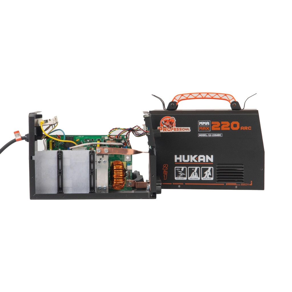 Máy Hàn Điện Tử 2 TRONG 1 MMA / TIG HUKAN G2-220ARC, Công Suất Cao 9.6kw, Hàn Que 1.6 - 5.0