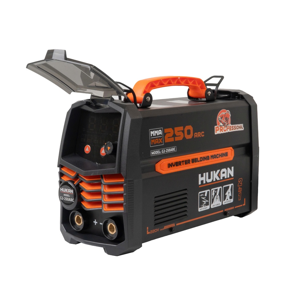 Máy Hàn Điện Tử Công Suất Lớn 10.8kw HUKAN G2-250ARC, Hàn MMA / TIG Hàn Que 1.6 - 5.0 - Kèm Phụ Kiện