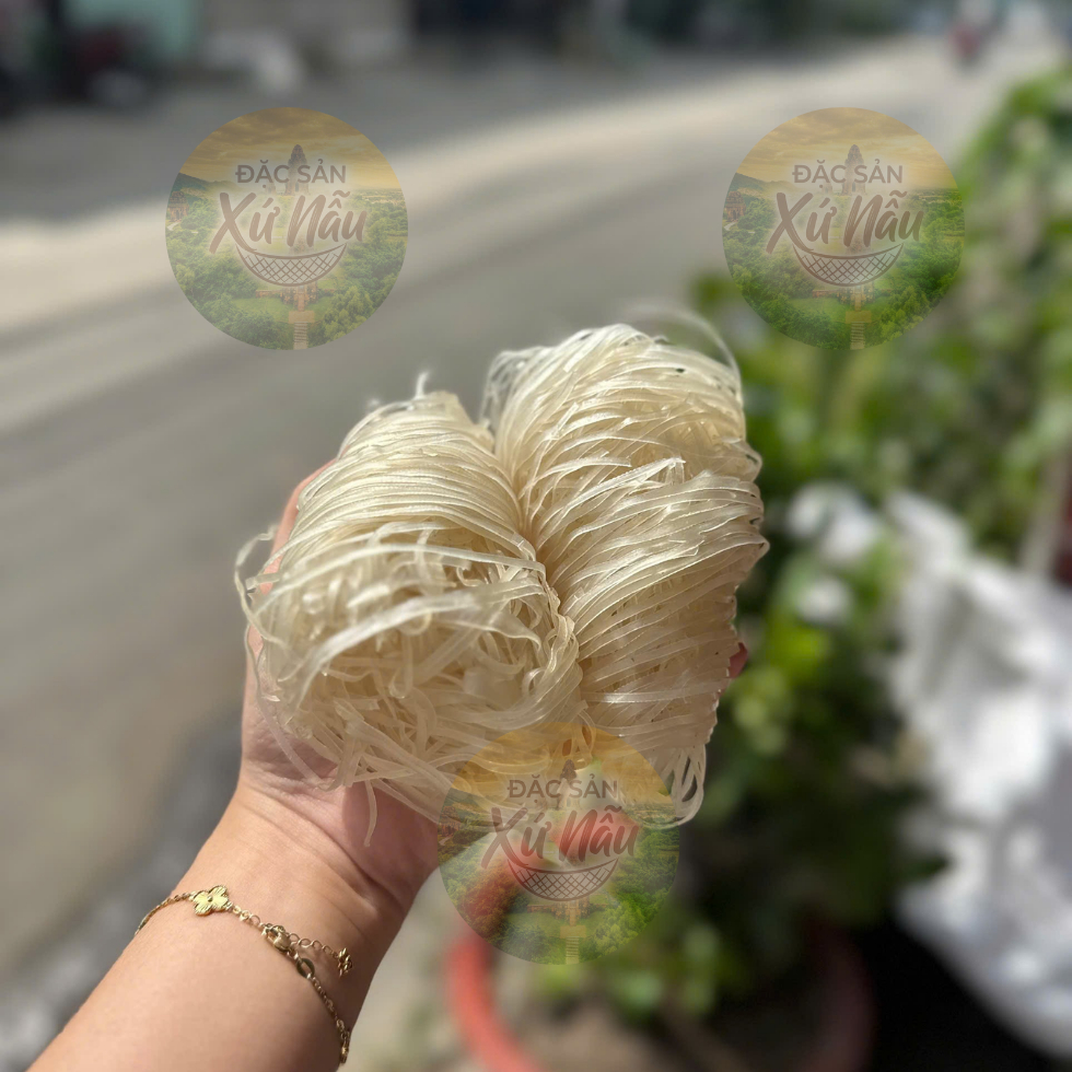 Bún Khô Phở Khô Bình Định 1Kg Sợi Dai Ngon, Bún Khô Cuộn Tròn Đặc Sản Xứ Nẫu