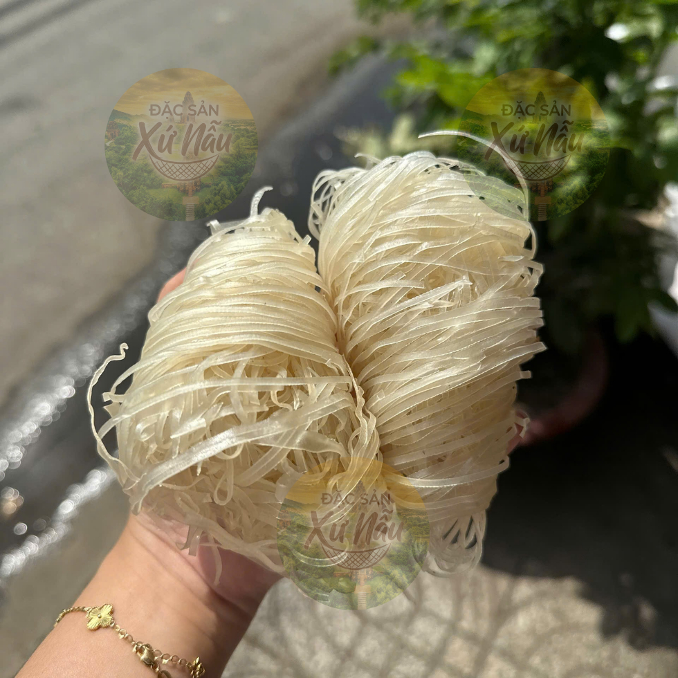 Bún Khô Phở Khô Bình Định 1Kg Sợi Dai Ngon, Bún Khô Cuộn Tròn Đặc Sản Xứ Nẫu