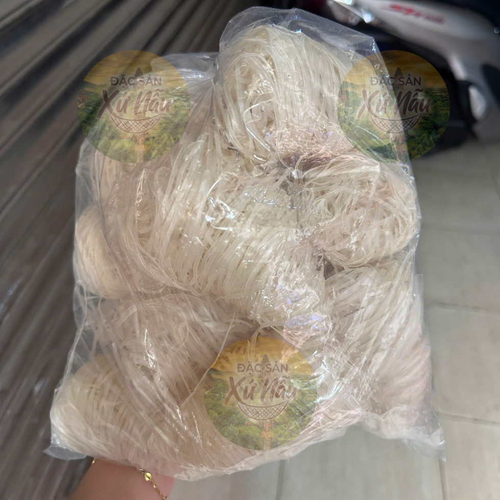 Bún Khô Phở Khô Bình Định 1Kg Sợi Dai Ngon, Bún Khô Cuộn Tròn Đặc Sản Xứ Nẫu