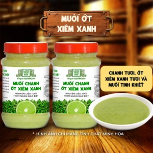 Combo 2 Hủ Muối chanh ớt xiêm xanh 260g nguyên liệu tươi ngon Trang Trại Sạch Thôn Xanh Farm