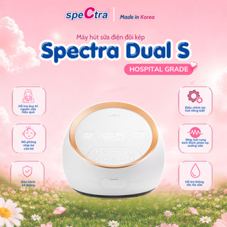 Máy Hút Sữa Điện Đôi Spectra Dual S Chính Hãng | Động Cơ Kép, Hút Kiệt Êm Ái, Kích Sữa Hiệu Quả