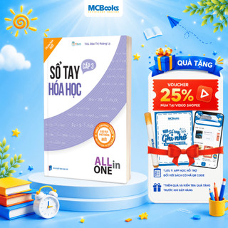 Sách - Sổ tay Hóa học cấp 3- All in one (cập nhật chương trình SGK mới)