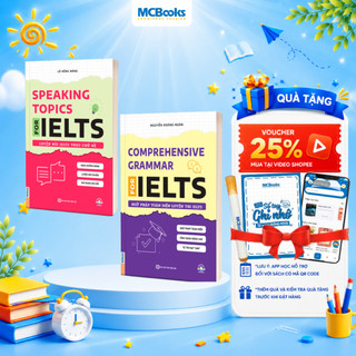 Sách - Combo luyện thi IELTS - Ngữ pháp toàn diện và luyện nói theo chủ đề