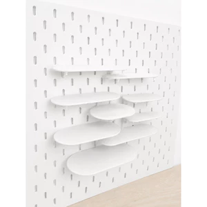 Khay treo Pegboard 9 kích thước -Kệ Treo Tường Pegboard– Kệ Để Đồ Phẳng 9 Kích Thước,Phụ Kiện Pegboard Chân Dẹt Loại Tốt