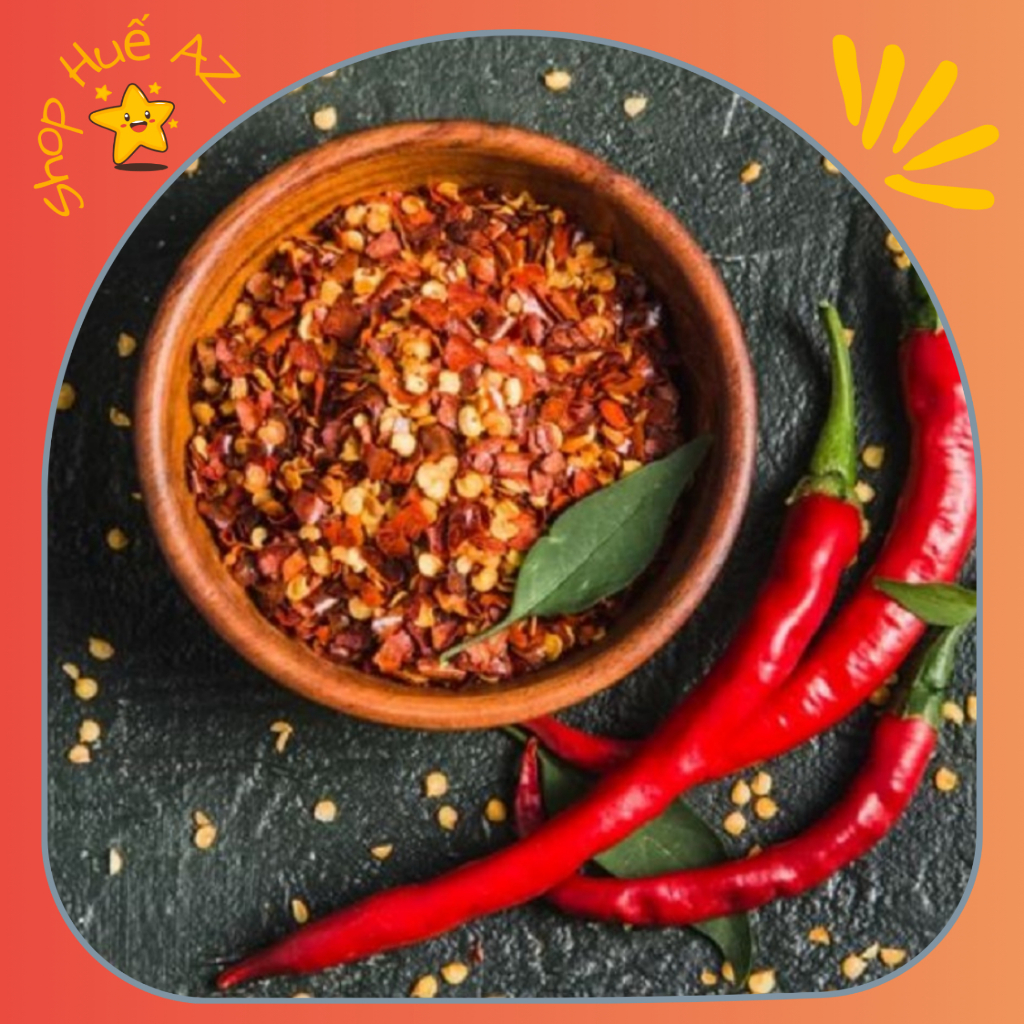 400g ỚT BỘT HUẾ hạt to (nguyên hạt) - nguyên chất, nhà làm