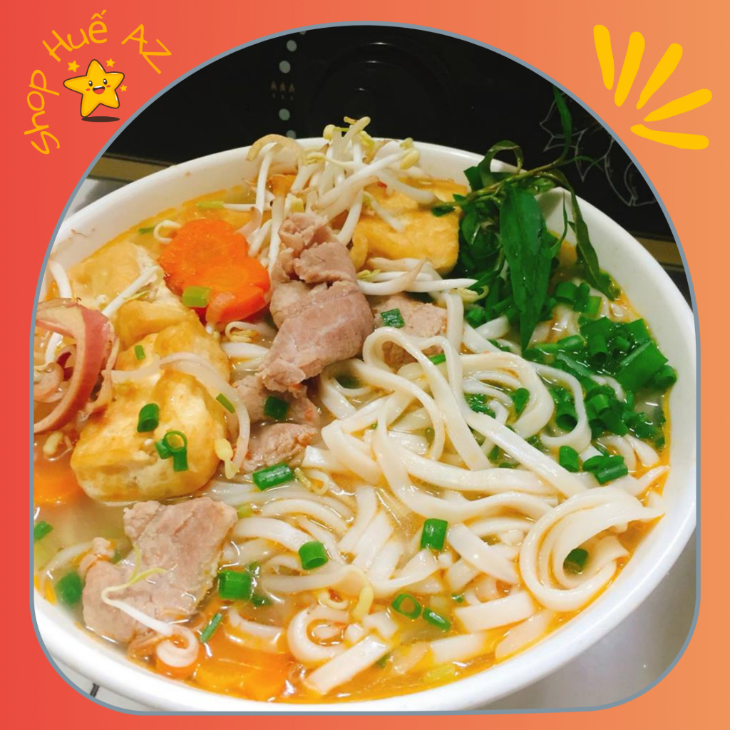 Combo 10 gói bánh canh khô Huế (1 gói /400gram) - Đặc sản Huế