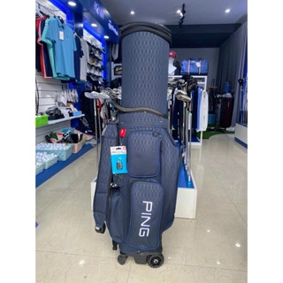 [TRAVEL ELITE] Túi Gậy Golf PING Nắp Cứng Cao Cấp - Chuyên Dụng Đi Máy Bay ( Golfworldforall )