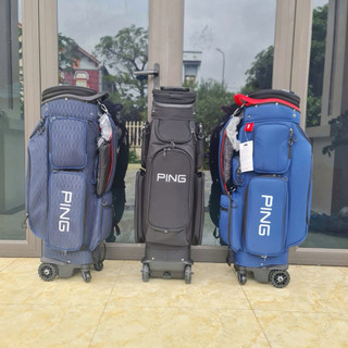 [TRAVEL ELITE] Túi Gậy Golf PING Nắp Cứng Cao Cấp - Chuyên Dụng Đi Máy Bay ( Golfworldforall )