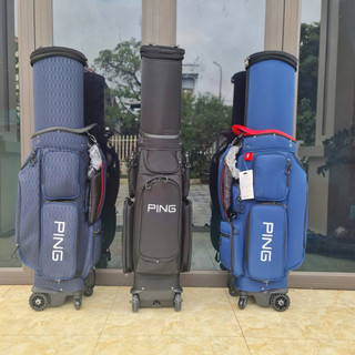 [TRAVEL ELITE] Túi Gậy Golf PING Nắp Cứng Cao Cấp - Chuyên Dụng Đi Máy Bay ( Golfworldforall )